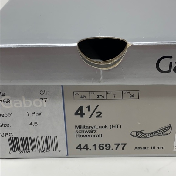 Gabor Ruffle 44-169-77 Schwarz Black military - Picture 9 of 9